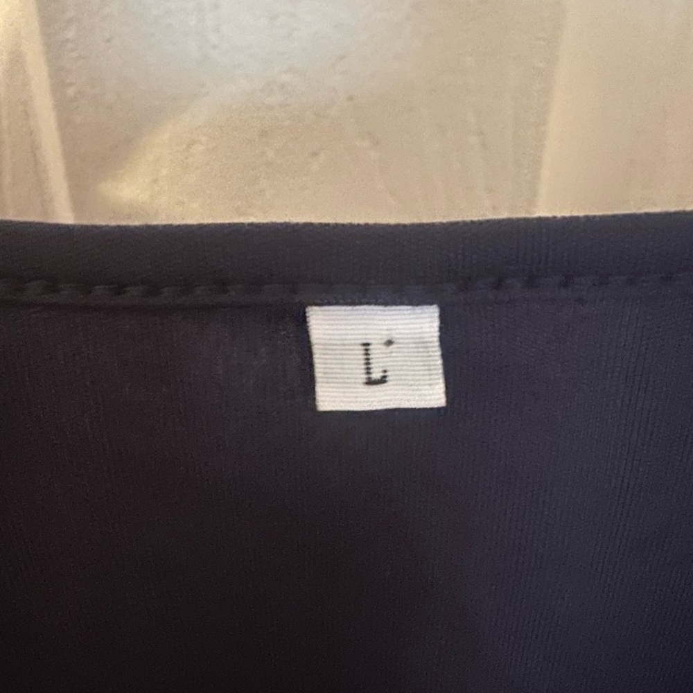 Elegant Navy Sleeveless Dress - Picture 3 of 4